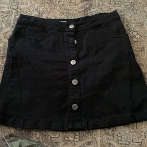 Epic thread black mini skirt xl